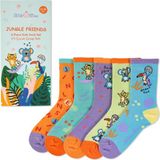 Milk&moo Jungle Friends Çocuk Çorap Seti 5'li, Beden 27-30, Yumuşak ve Dayanıklı Kumaş - Karışık - 27 - 31
