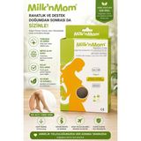 Milk’n Mom Rahatlatıcı Varis Çorabı – Hamilelik, Doğum Sonrası ve Seyahat Için Diz Altı Kompresyon Çorabı - Ten