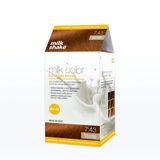 milk_shake Milk Color Eko Kalıcı Saç Boyası Seti 7.43 Orta Kumral Bakır Dore