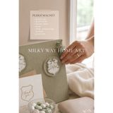 Milky Way Home Art Kişiye Özel İsimli Pleksi Magnet 6 cm – Hoş Geldin Bebek, Baby Shower ve Bebek Mevlidi Hediyeliği 10 ADET