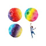 MİLKYADATOYS MİLKY ADA TOYS Bouncing Topu, kauçuktan zıplayan toplar, süper yüksek sıçrama Space Ball, Moon Ball