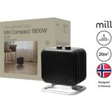 Mill Compact Fanlı Isıtıcı 1800W - Siyah