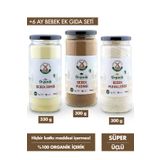 Mill & More Only Natural Products Süper Set - Organik Bebek İrmiği 330g Organik Bebek Pudingi 300g Organik Bebek Muhallebisi 300g