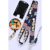 MİLLENEX Gezegen Kediler Doktor Boyun Askı İpi Boyun Askısı 3 lü Set Yoyo Yaka Dikey Kartlık-B035-Y038