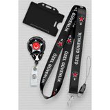 MİLLENEX Özel Güvenlik Boyun İpi Boyun Askı İpi 3 Lü Set Boyun İpi Yoyo Yaka Yatay Kartlık-B309-Y098