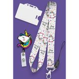 MİLLENEX Tek Boynuzlu At Unicorn Hemşire Boyun Askı İpi 3l ü Set Boyun İpi Yoyo Yatay Yaka Kartlık-B353-Y070