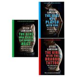 Millennium series 3 Books Collection Box Set by Stieg Larsson (Books 1 - 3) (The Girl With the Dragon Tattoo, The Girl Who Played with Fire & The Girl Who Kicked the Hornets Nest)
