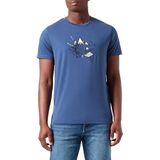 MILLET Boulder Ts Ss M erkek tişörtü, Mavi, L