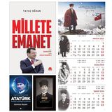 Millete Emanet ve Yüzyılların Lideri Atatürk - Kalpaklı Ajanda - Sakarya Duvar Takvimi
