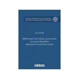 Milletlerarası Usul Hukuku Çerçevesinde Acentenin Müvekkilini Mahkemede Temsil Etme Yetkisi - Emre Külüşlü