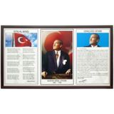 Milli Levha Set Üçlü Atatürk Seti Milli Levha Seti