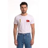 Milli Maç Dünya Kupası Taraftar Tişörtü Türkiye Bayrak Baskılı Unisex T-Shirt