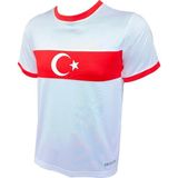 Milli Takım Forma Erkek Türkiye Tişört Beyaz - Kırmızı - XL