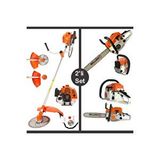 Millian 7.9 Hp Benzinli Motorlu Ot Çalı Çim Biçme Tırpanı + Benzinli Testere Ağaç Odun Kesme Motoru Hızarı