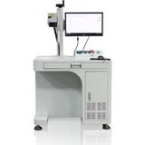 Milmaksan 50W Masalı Bilgisayarlı Fiber Lazer Markalama Makinesi - Beyaz