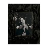 Milo Art El Yapımı Lana Del Rey Beton Çerçeve Siyah Parlak Çerçeve Vintage Çerçeve Tablo ( Camsız )