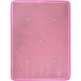Milo Elekli Kedi Paspası 45X62 cm Sert Plastik Su Geçirmeyen Pembe Renkli Kolay Temizlik