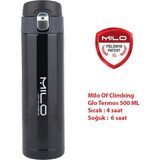 Milo Of Clımbıng Glo 500 ml Çelik Termos - Siyah