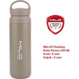 Milo Of Climbing Kuito 500 ml Sıcak/soğuk Çelik Termos - Gri