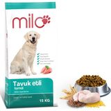 Milo Tavuklu Yetişkin Köpek Maması 15 Kg