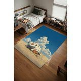 Milura Avatar Dijital Baskılı Kaymaz Taban Oyuncu ve Genç Odası Halısı