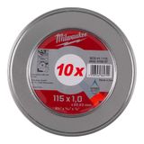 MILWAUKEE 115 mm INOX bıçak kutusu 10 4932478997