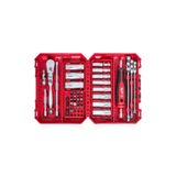 Milwaukee 1/4'' Cırcır Tornavida Kollu Lokma Set 42 Parça 4932498382
