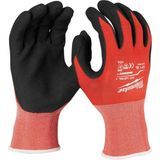 Milwaukee 3.derece Kesik Korumalı Eldiven Xl/10 - Kırmızı - Siyah