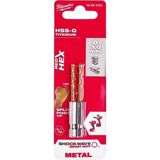 Milwaukee 3 Mm 2'Li Hex Girisli Metal Matkap Ucu 48894763