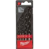 Milwaukee 4932352465 Ahşap Matkap Ucu Seti 4-10 mm 5'li