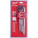 Milwaukee Alyan Seti Alyan Anahtar Seti Allen Set Premium Alyan Üst Düzey 1.5-10 Mm 9 Parça
