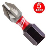 Milwaukee Bits Yildiz Uc Vidalama Matkap Ucu Pz2 X 25Mm -5 Adet