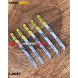 Milwaukee Cobalt Dekupaj Testere Bıçağı Ahşap Mdf Kesici Çelik Bıçak 5ADET - Gri - 10CM