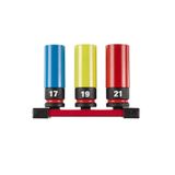 Milwaukee Hex Soket Lokma Seti 17-19-21 Mm 4932493370