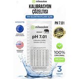 Milwaukee Instruments Milwaukee M10007B Ph 7.01 Kalibrasyon Çözeltisi 20 ml x 25 Adet – Tek Kullanımlık Ph Tamponu