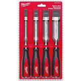 Milwaukee Iskarpela Set ( 6-12-19-25 Mm ) 4 Parça- 4932479897 Kırmızı