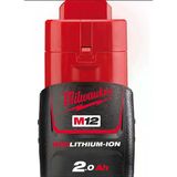Milwaukee Lion Akü 12V 2,0Ah B2 M12 4932430064