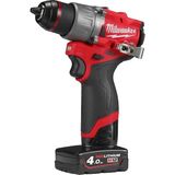 Milwaukee M12 FPD2-402X 12V Çift Akülü Darbeli Matkap