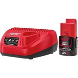 Milwaukee M12 NRG-201 Akü + Şarj Cihazı Paketi