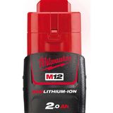 Milwaukee M12B2 12 Volt 2 Amper Akü