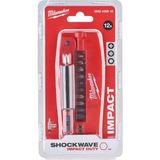 Milwaukee Milwaukee Tornavida + Kablo Sıyırma 12 Parça Bits Uç Seti