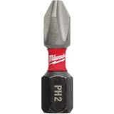 MILWAUKEE PH2 Bits Vidalama Yıldız Uç 25 mm