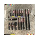 Milwaukee Pro Yıldız Bits Uç Seti Uzatma Tork Uç Set Yıldız Vida Sıkma Ucu Cobalt 17PCS - 25MM 50MM 90MM 150MM - Kırmızı