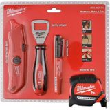 Milwaukee Promo Set 5Mt Metre + Maket Bıçağı + Marker + Şişe Açacağı - T4932480553