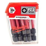 Milwaukee PZ2 50 mm 10'lu Bits Matkap Ucu