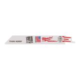 Milwaukee Sawzall 6x24 Bi-Metal 150 mm 5 Adet Kılıç Testere Bıçağı