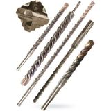Milwaukee Sds-Plus 20*250 Matkap Ucu Mx4 Seri 4 Elmas 1 Adet - 20*250 SDS