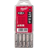 Milwaukee Sds-Plus Matkap Uç Seti 5 Parça Mx4 Seri 5 mm-10 mm T4932352833