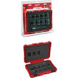 Milwaukee Shockwave 1/2" 11 Parça Derin Darbeli Lokma Takımı (10-24MM)