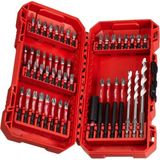Milwaukee Shockwave™ 48 Parça Profesyonel Vidalama ve Matkap Ucu Seti, Yüksek Performanslı Bits Uçları, Manyetik Tutucu ve Multi-Material Matkap Uçlar - Çok Renkli - Standart